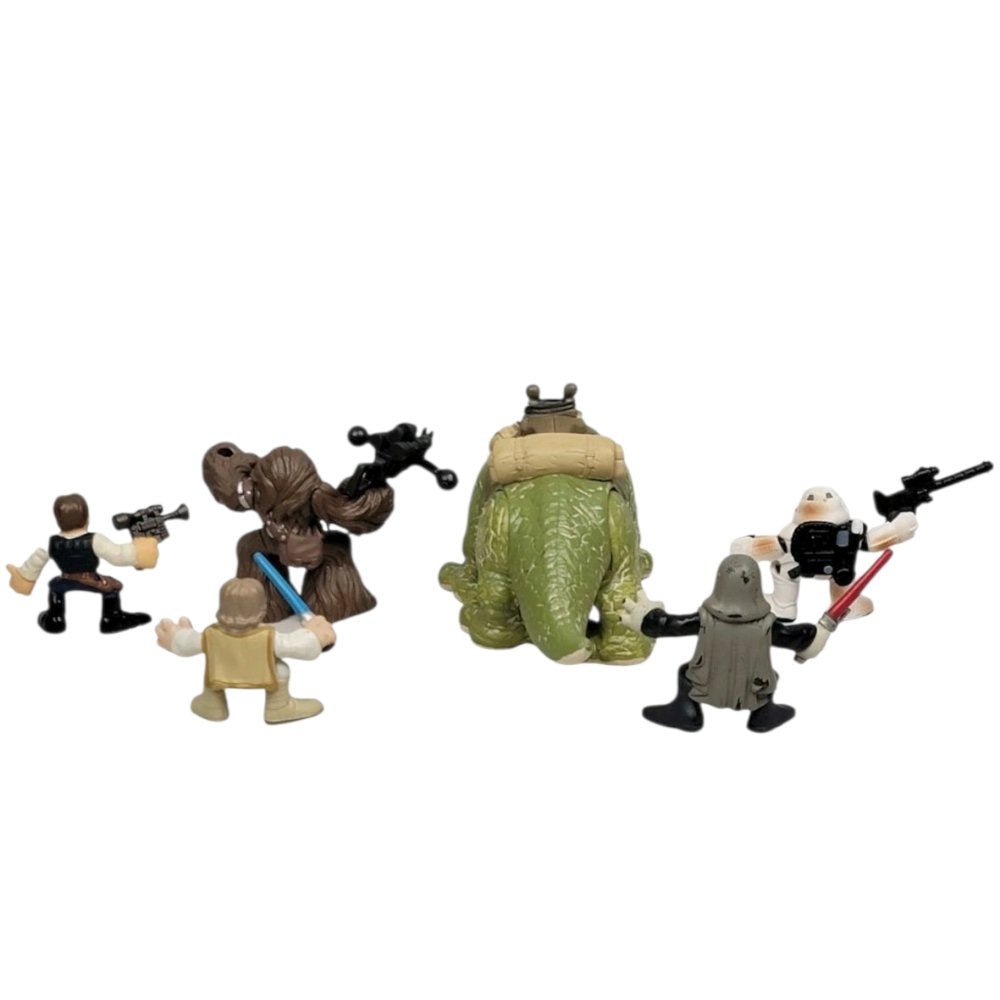 2001 – Hasbro: Star Wars Millennium Falcon Playset with Galactic Heroes Figures - Action Figures & Collectibles - ThrowbackBuys - A N E 1 Stop Shop