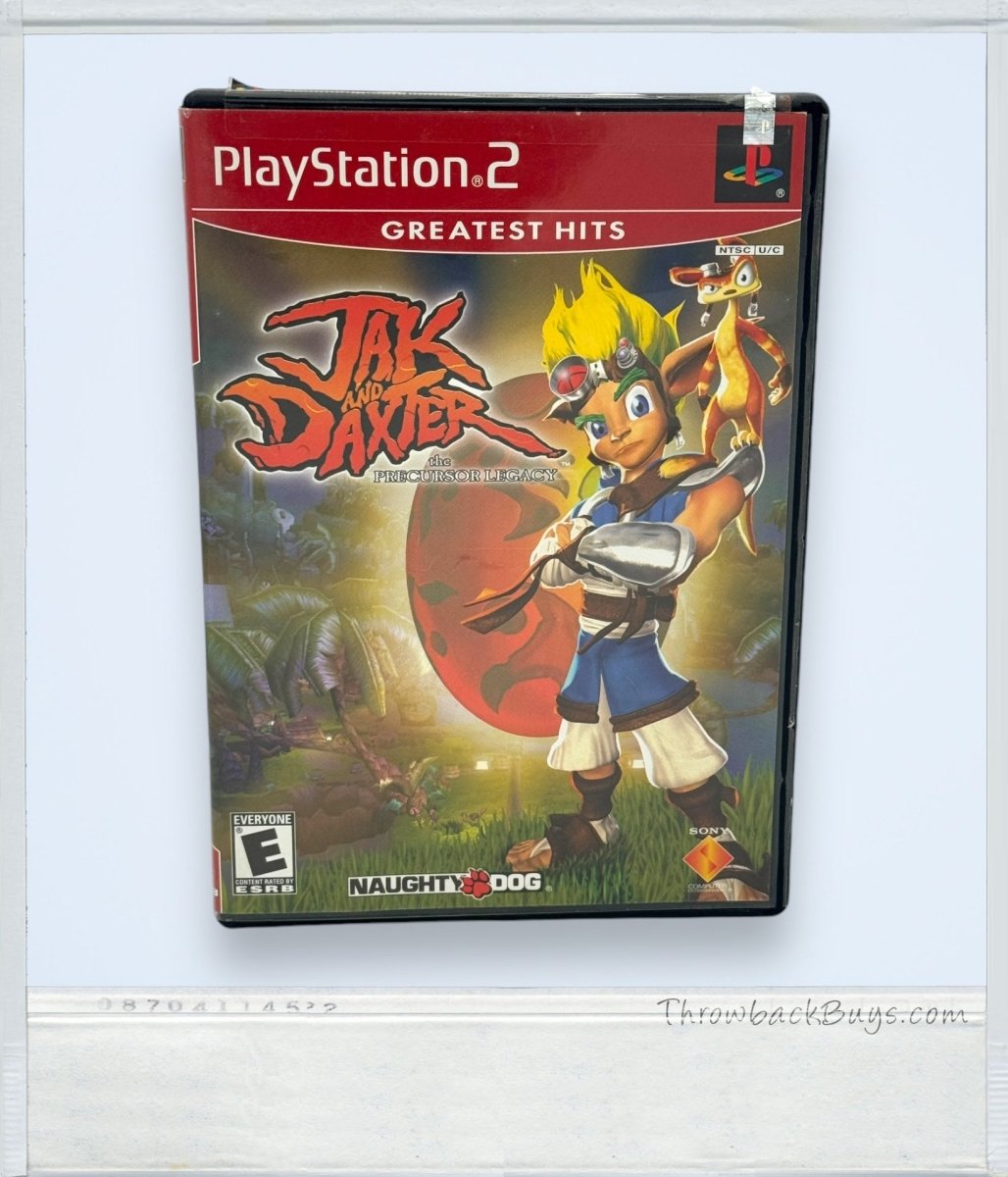 2001 - Jak and Daxter: The Precursor Legacy Playstation 2 Game - Video Games - ThrowbackBuys - ThrowbackBuys