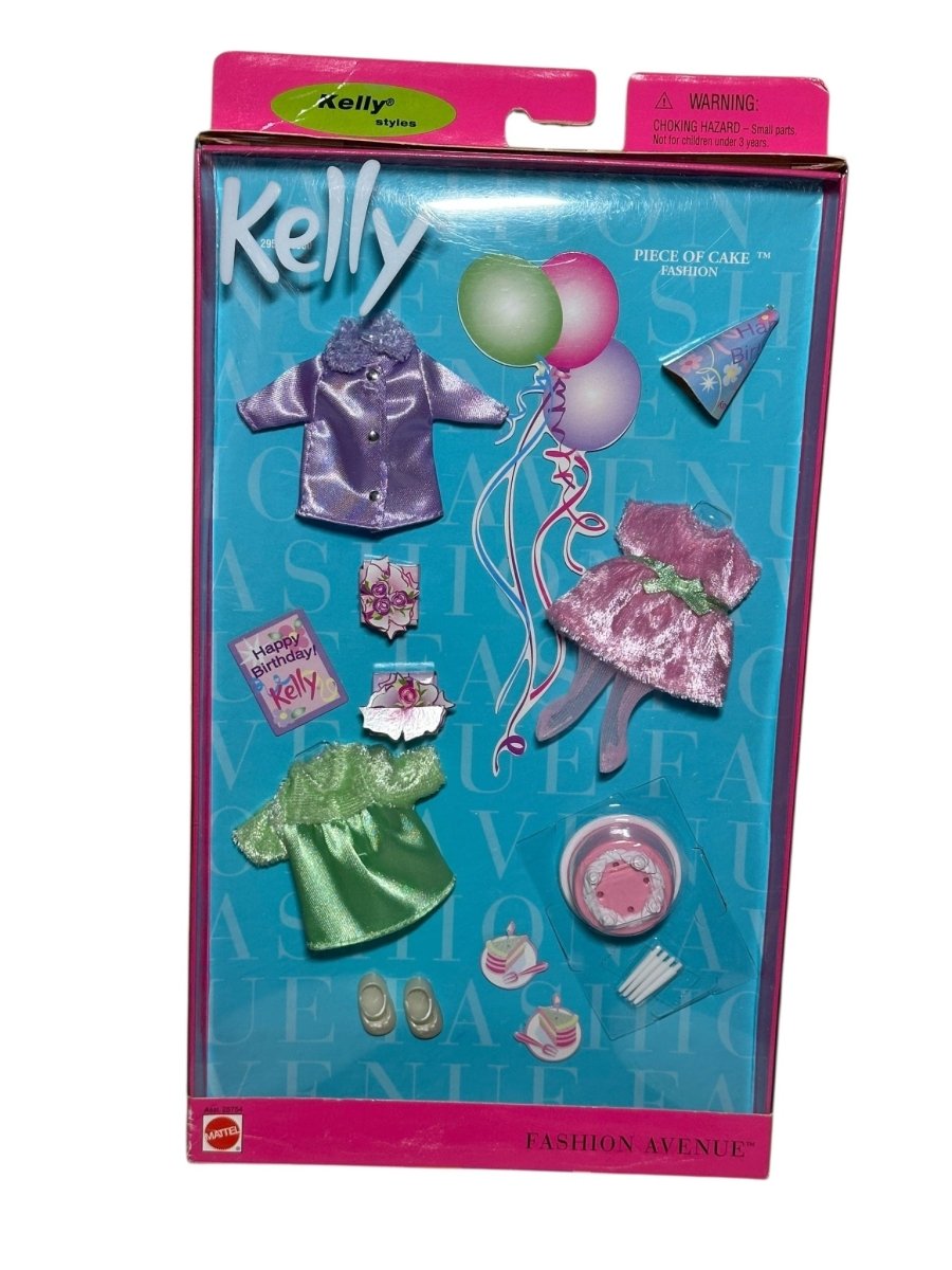 2001 KELLY “PIECE OF CAKE” BIRTHDAY PARTY BARBIE MATTEL OUTFIT 29527 0980 - Dolls - ThrowbackBuys - Abunnysvintageco