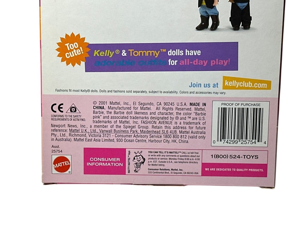 2001 Mattel Kelly Fashion Avenue - Sweet Ballerina Fashion Asst. 25754 - Dolls - ThrowbackBuys - Abunnysvintageco
