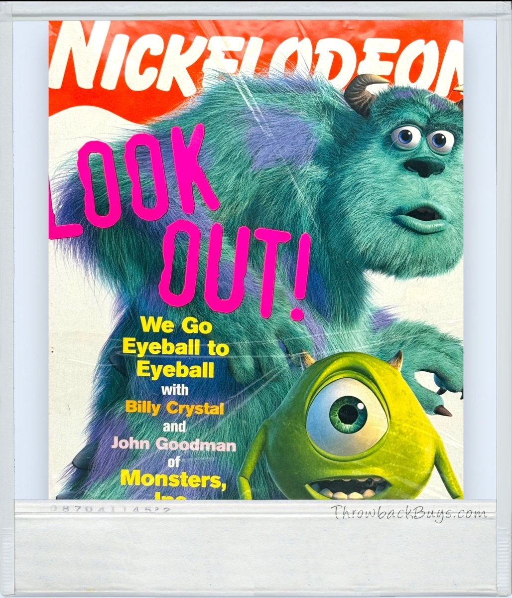 2001 - Nickelodeon Magazine: November Monsters Inc Issue - RARE - Magazines - ThrowbackBuys - ThrowbackBuys