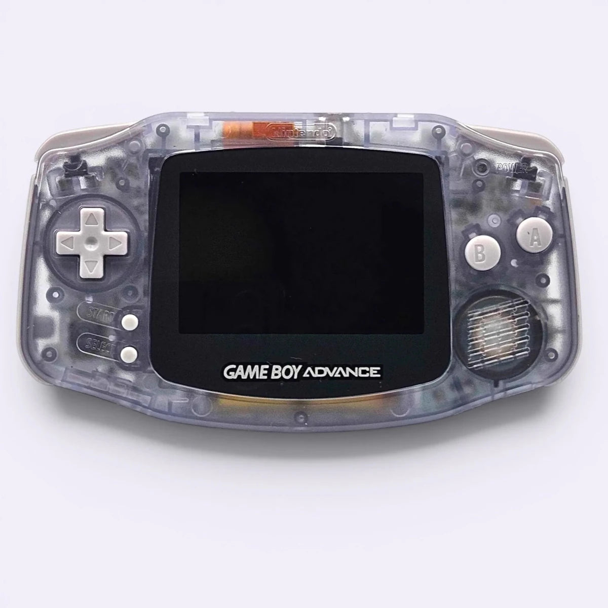 2001 - Nintendo Game Boy Advance: IPS Modified Clear Glacier Console w/ USB-C Battery Pack - Video Games - ThrowbackBuys -Only90sKidsKnow
