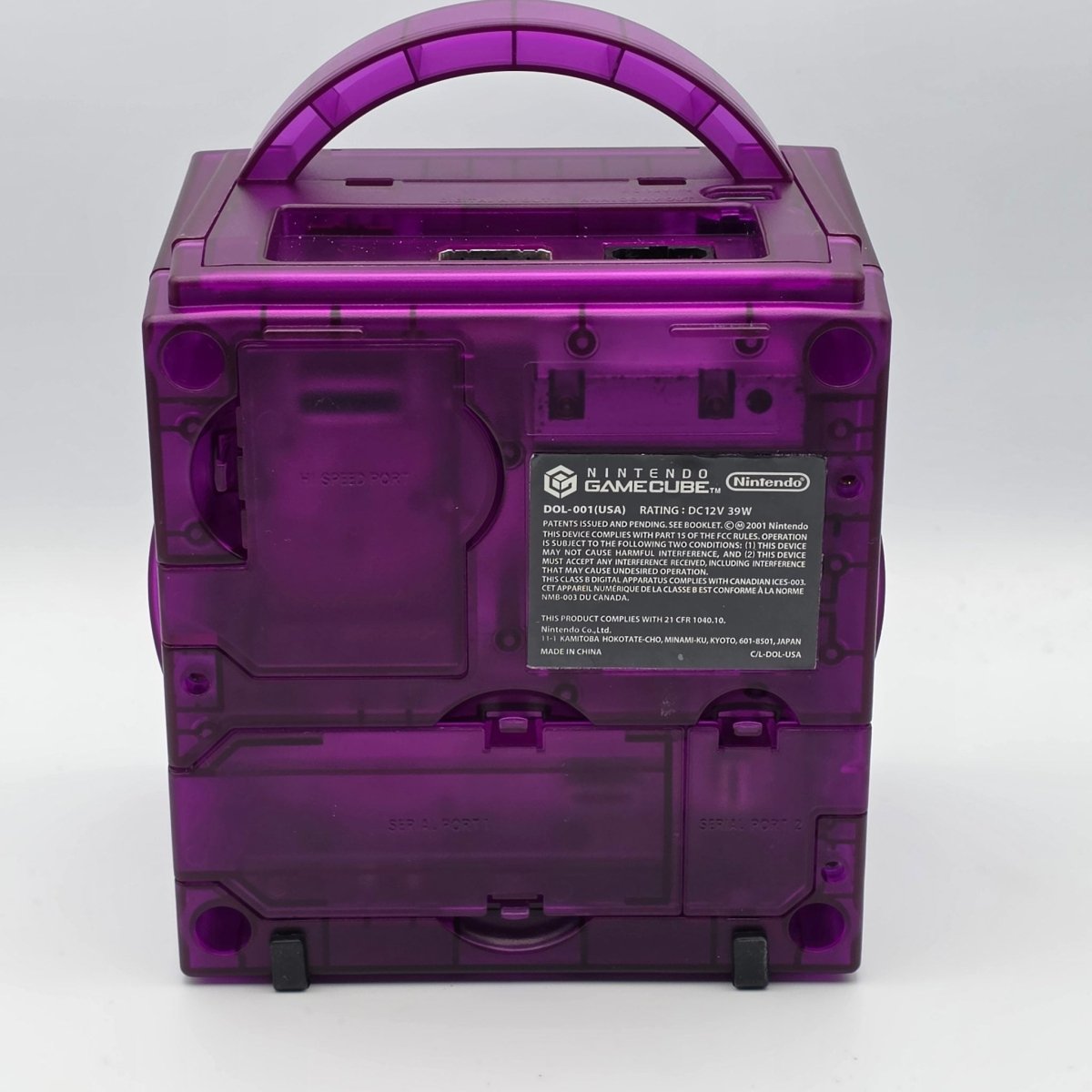 2001 - Nintendo GameCube Translucent Purple Console DOL-001 System Bundle + Lego Star Wars Game - Video Games - ThrowbackBuys -Pinnaclecollectibles