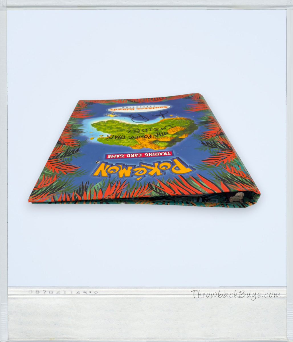 2001 – Pokemon: Southern Islands Collection Card Binder, Jason Paige Autographed – RARE - Trading Cards - ThrowbackBuys - ThrowbackBuys