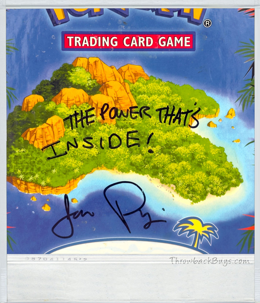 2001 – Pokemon: Southern Islands Collection Card Binder, Jason Paige Autographed – RARE - Trading Cards - ThrowbackBuys - ThrowbackBuys
