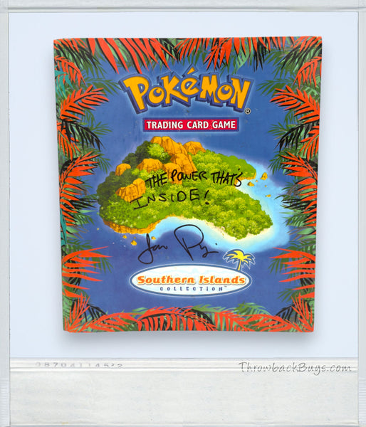 2001 – Pokemon: Southern Islands Collection Card Binder, Jason Paige A – ThrowbackBuys