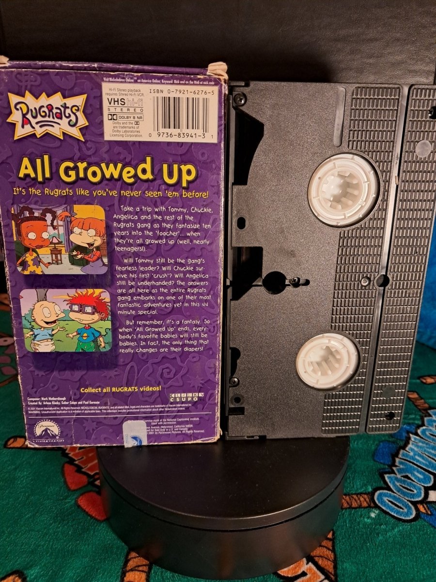 2001 - Rugrats All Growed Up VHS BLACK TAPE - VHS - ThrowbackBuys - Retrotoyz&gamez87