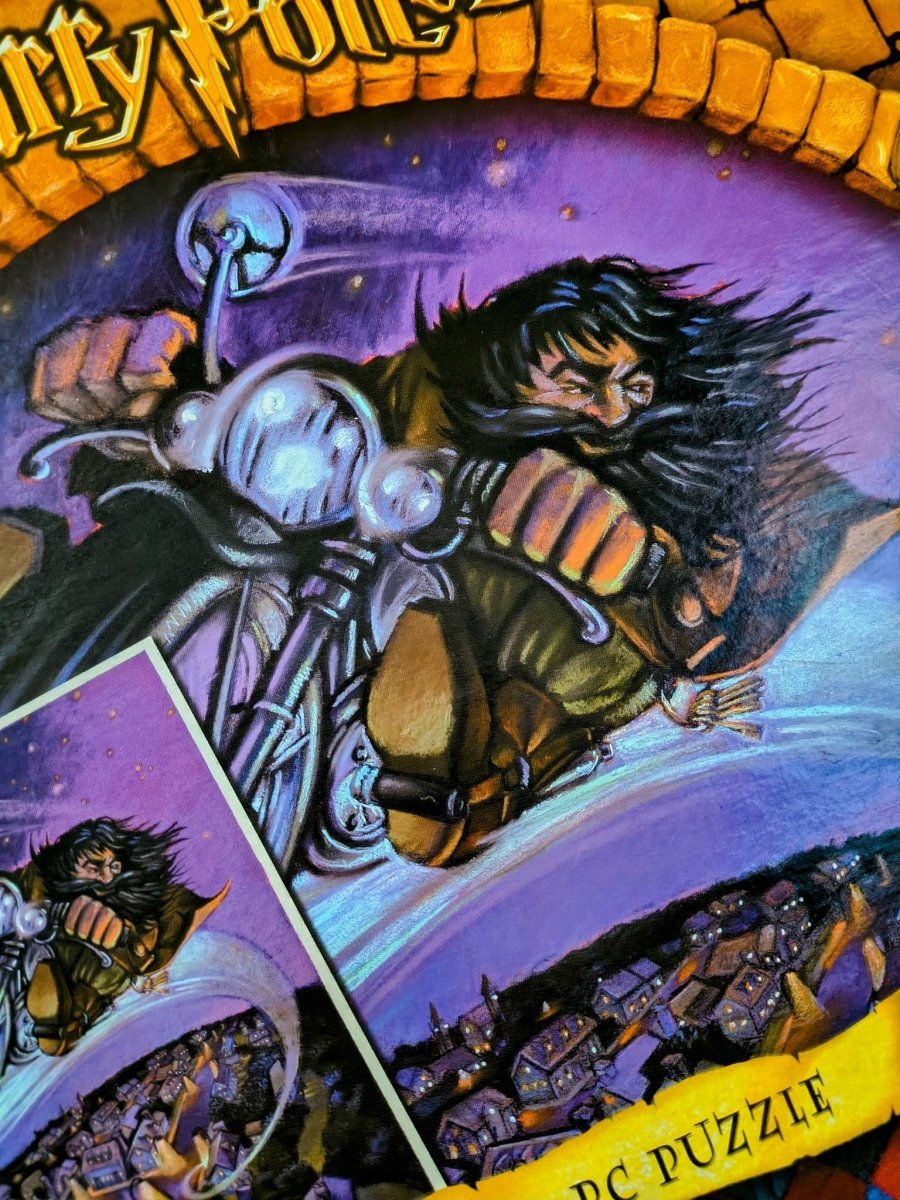 2001 SEALED Harry Potter 'Hagrid Riding Motorcycle' Puzzle - Collectible Toys - ThrowbackBuys - Shiznit