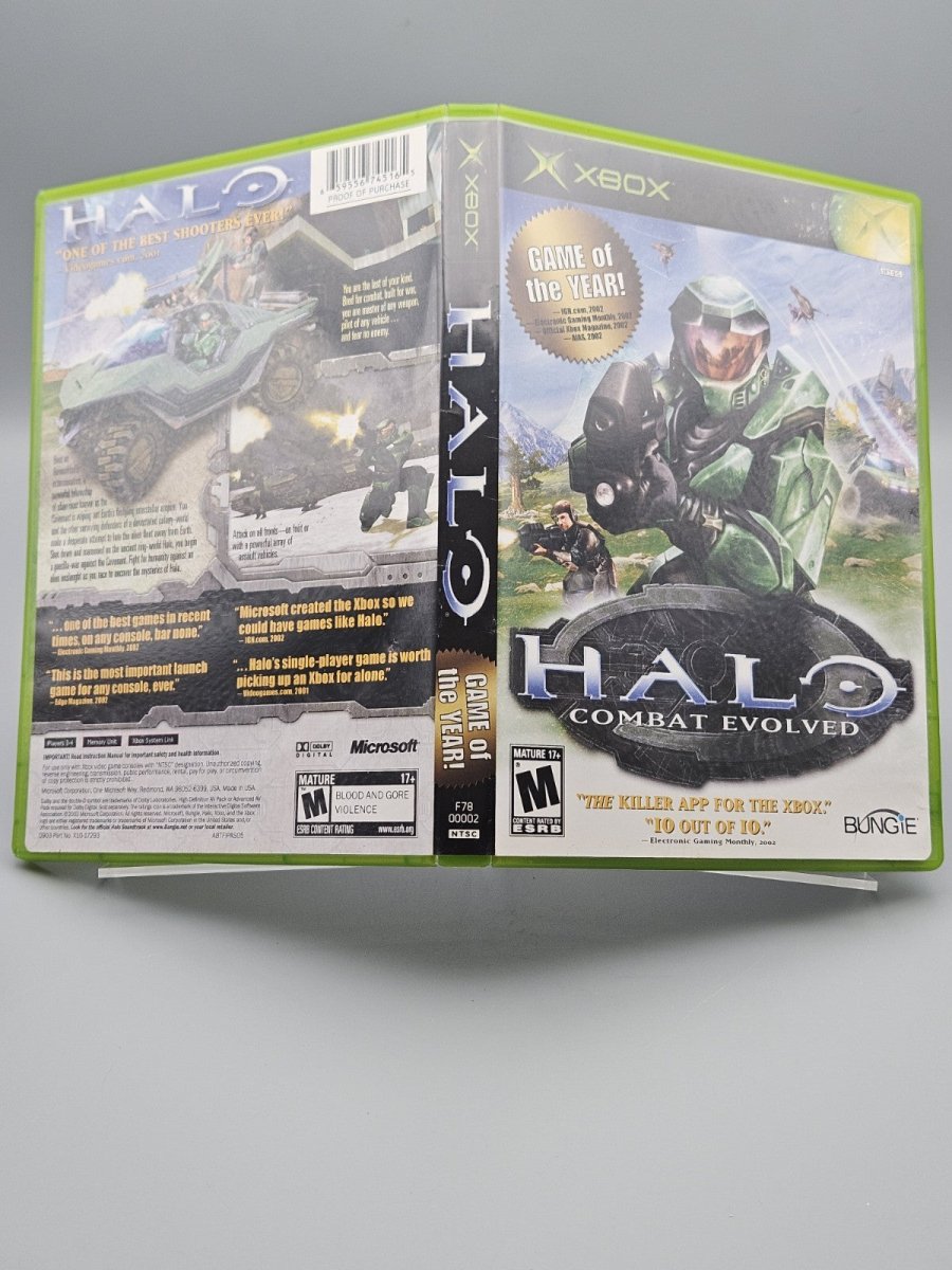 2001 – Xbox: Halo Combat Evolved - Video Games - ThrowbackBuys - Pinnaclecollectibles