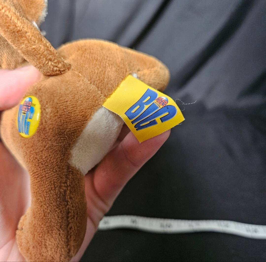 2002 Blue Moon "Head First BIG" 6" Dog Plush - Plushies - ThrowbackBuys - Cloy's Creativity