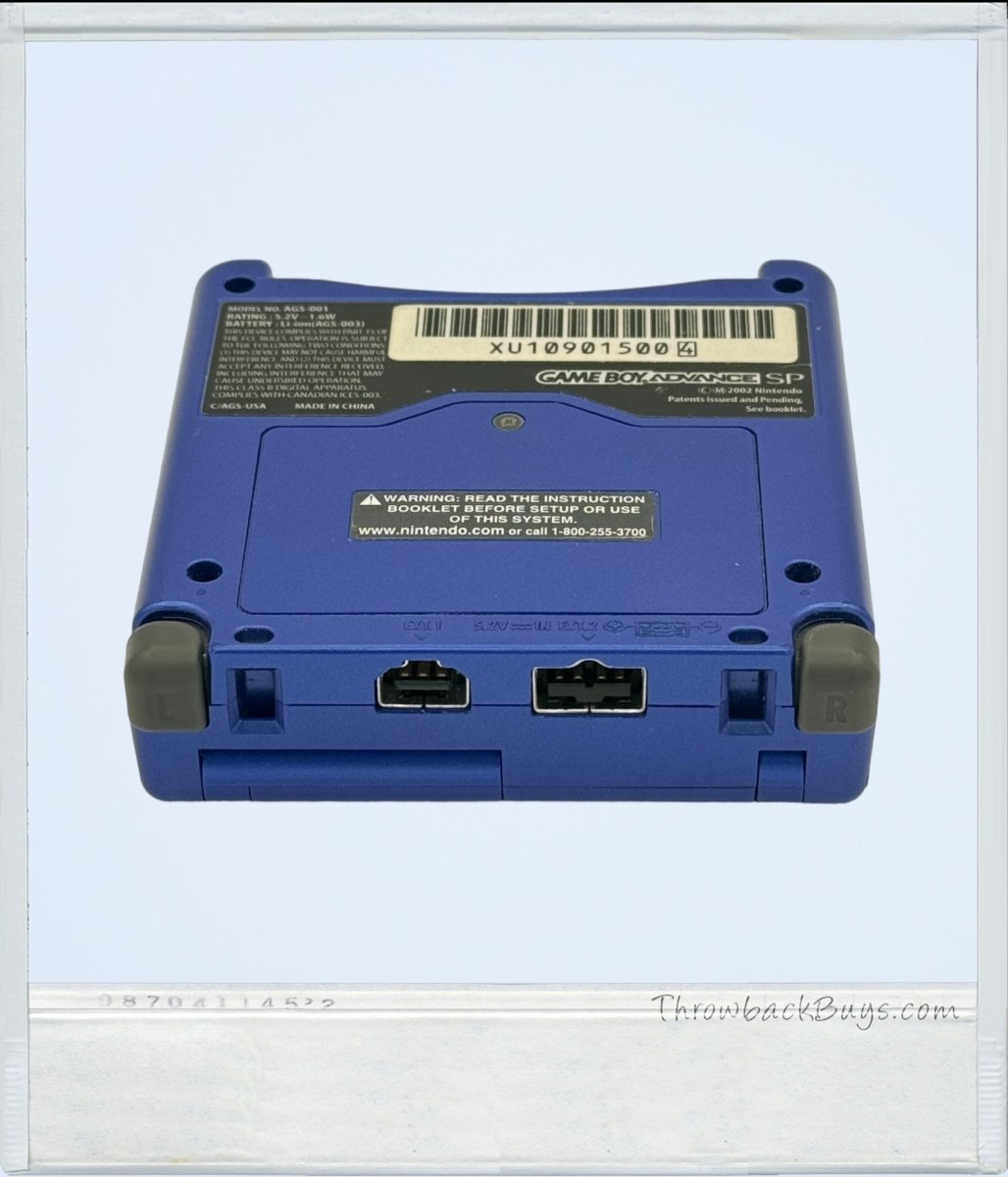 2002 - Gameboy Advance SP x SpongeBob Squarepants Game Bundle - Handheld Consoles - ThrowbackBuys - ThrowbackBuys