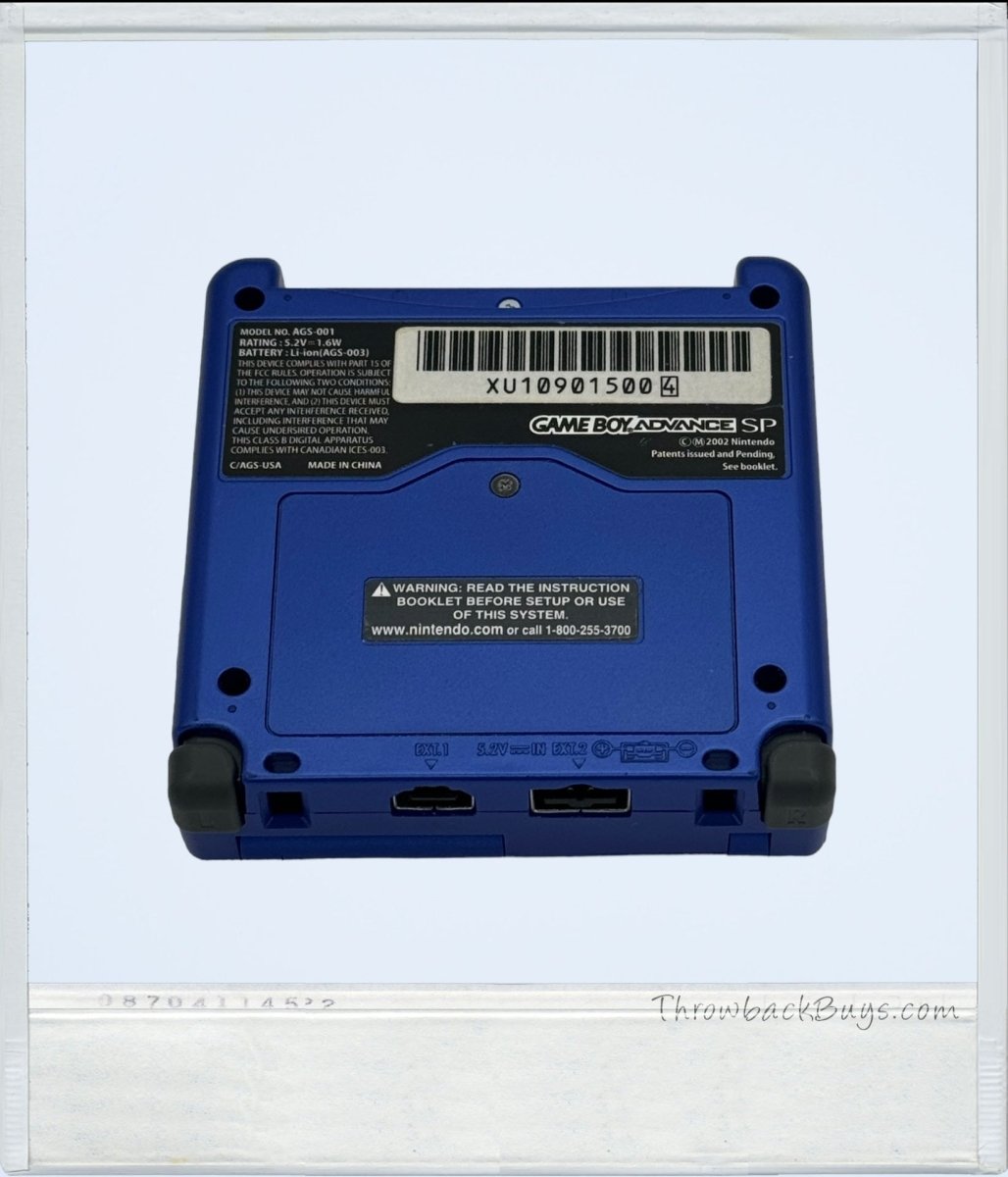 2002 - Gameboy Advance SP x SpongeBob Squarepants Game Bundle - Handheld Consoles - ThrowbackBuys - ThrowbackBuys