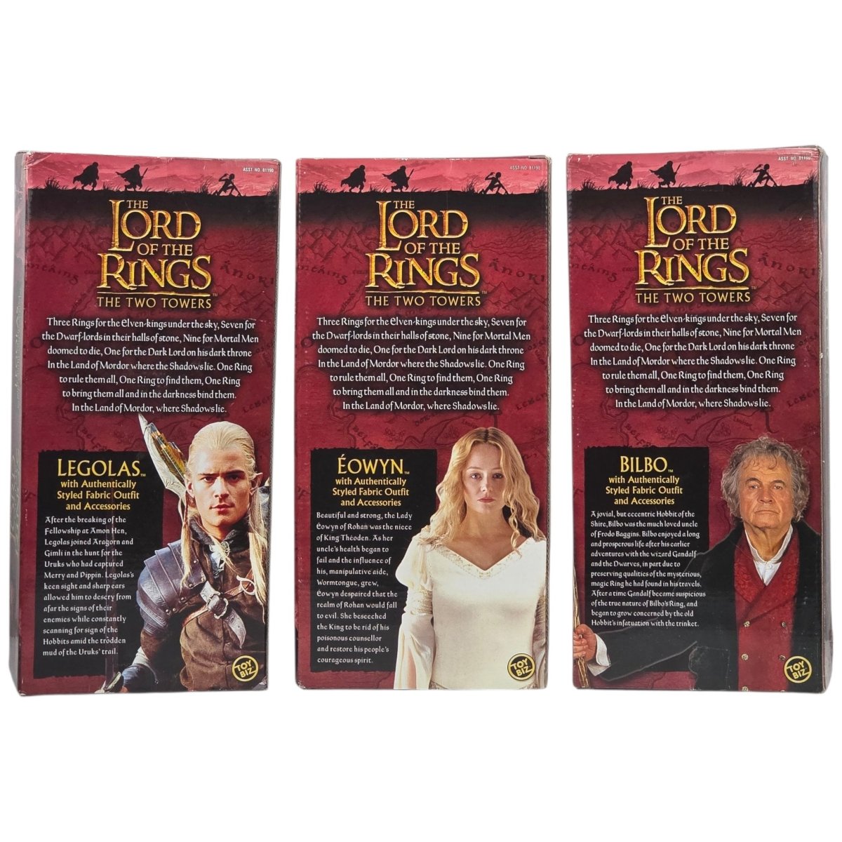 2002 - Lord of the Rings The Two Towers 12" Figures Legolas, Bilbo & Eowyn Toy Biz - Action Figures & Collectibles - ThrowbackBuys - A N E 1 Stop Shop