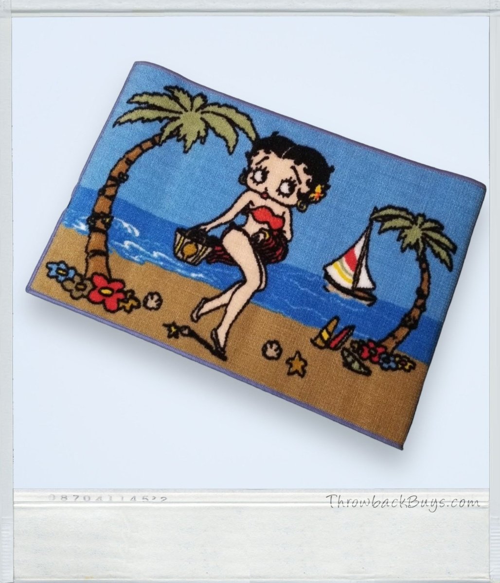 2002 - Palm Beach Betty Boop Area Rug - Rug - ThrowbackBuys - DollSauceVintage