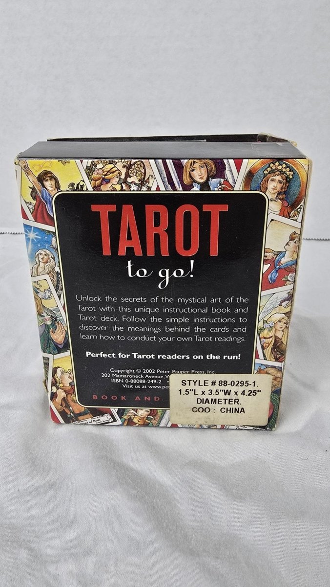 2002 - Peter Pauper Press Tarot to Go Tarot Cards (88 - 0295 - 1) - Complete, Vintage - Trading Cards - ThrowbackBuys - ResellerDoor