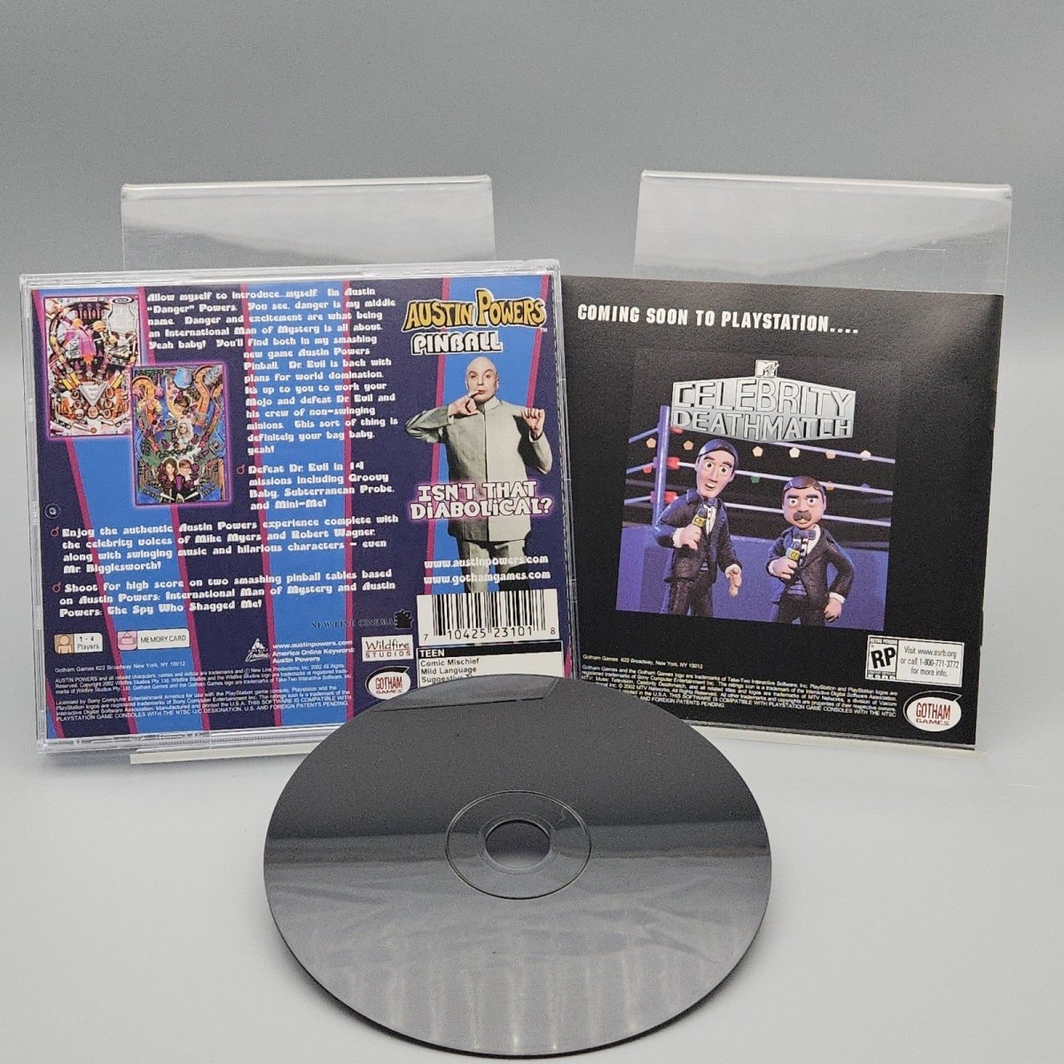 2002 – PlayStation 1: Austin Powers Pinball - Video Games - ThrowbackBuys - Pinnaclecollectibles