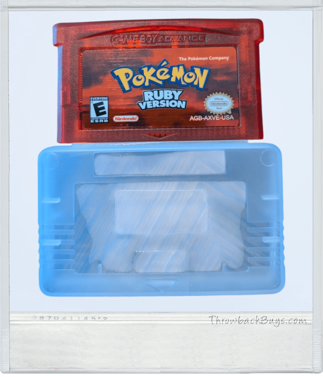 2002 - REPRODUCTION - Pokemon Ruby - Gameboy Advance - Video Games - ThrowbackBuys - Slaqr Retro Gaming & Collectibles