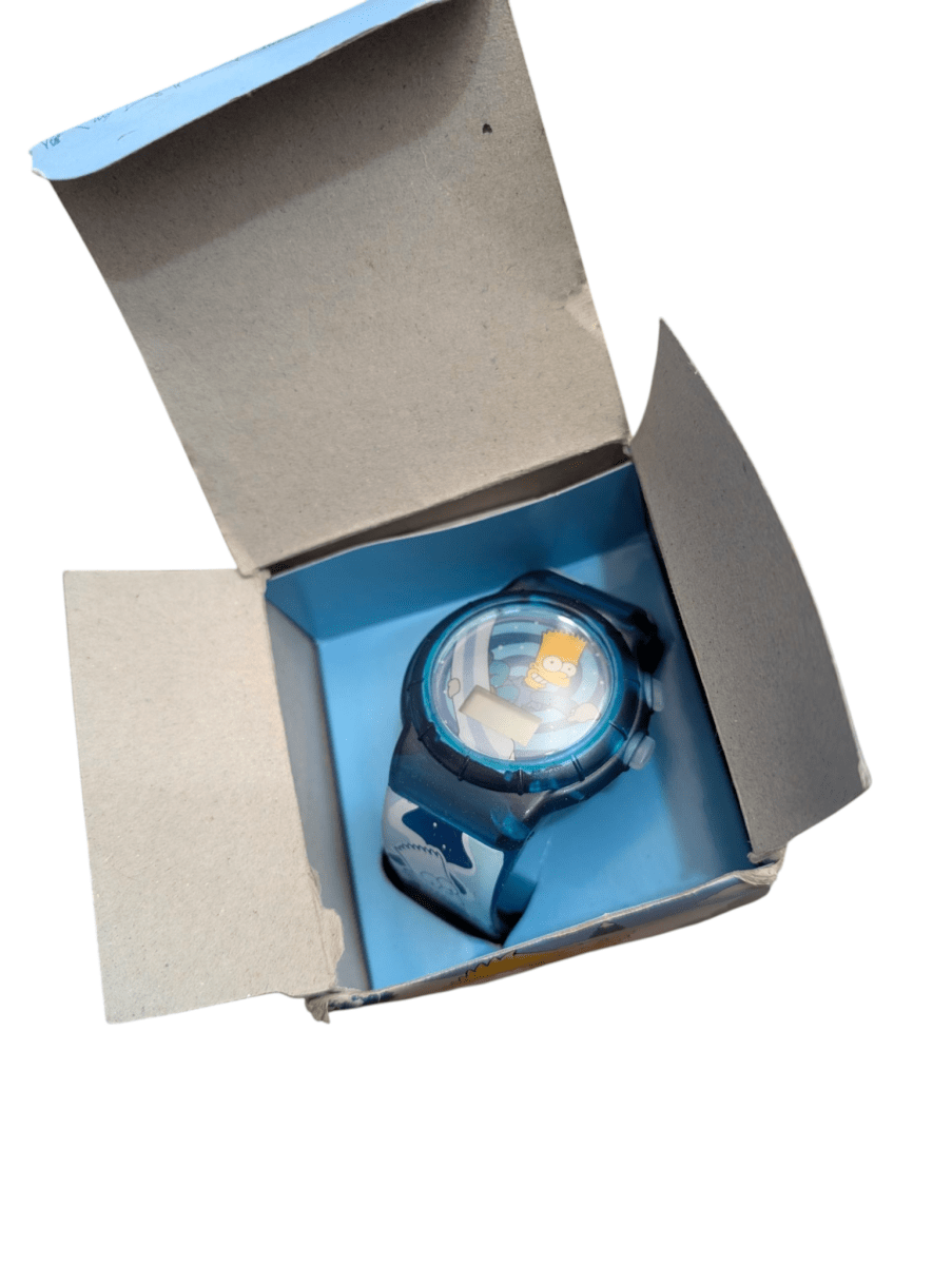 2002 Simpsons Watch - Bart Snowboarding - Watches - ThrowbackBuys - Shiznit