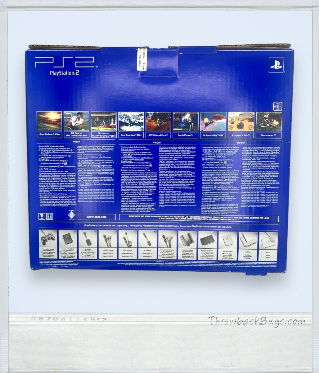 2002 - Sony Playstation 2 - Home Game Consoles - ThrowbackBuys - ThrowbackBuys