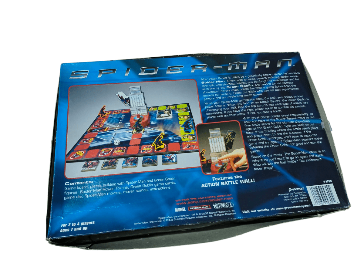2002 Spider - Man vs The Green Goblin Board Game (CIB) - Board Games - ThrowbackBuys - Shiznit