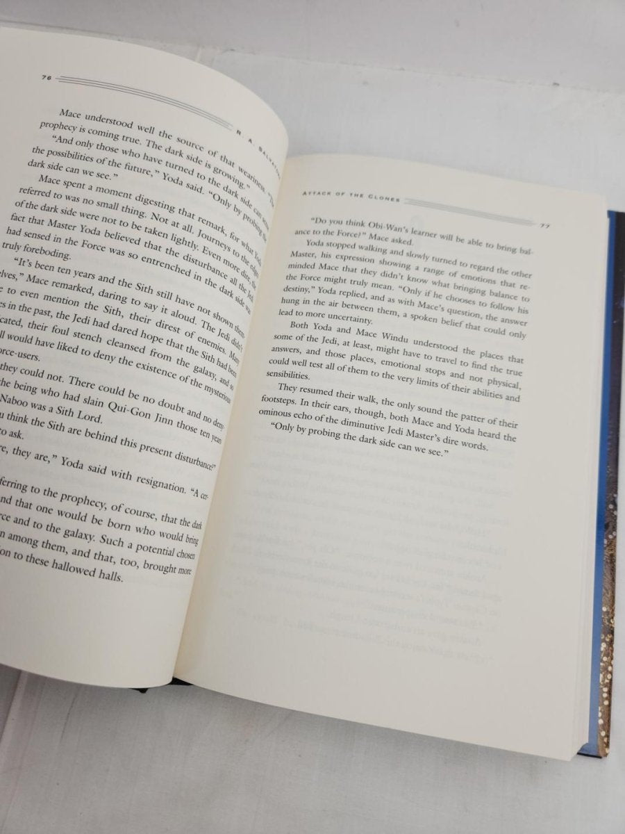 2002 – Star Wars: Episode II – Attack of the Clones by R.A. Salvatore – 1st Edition Hardcover - Books - ThrowbackBuys - ResellerDoor