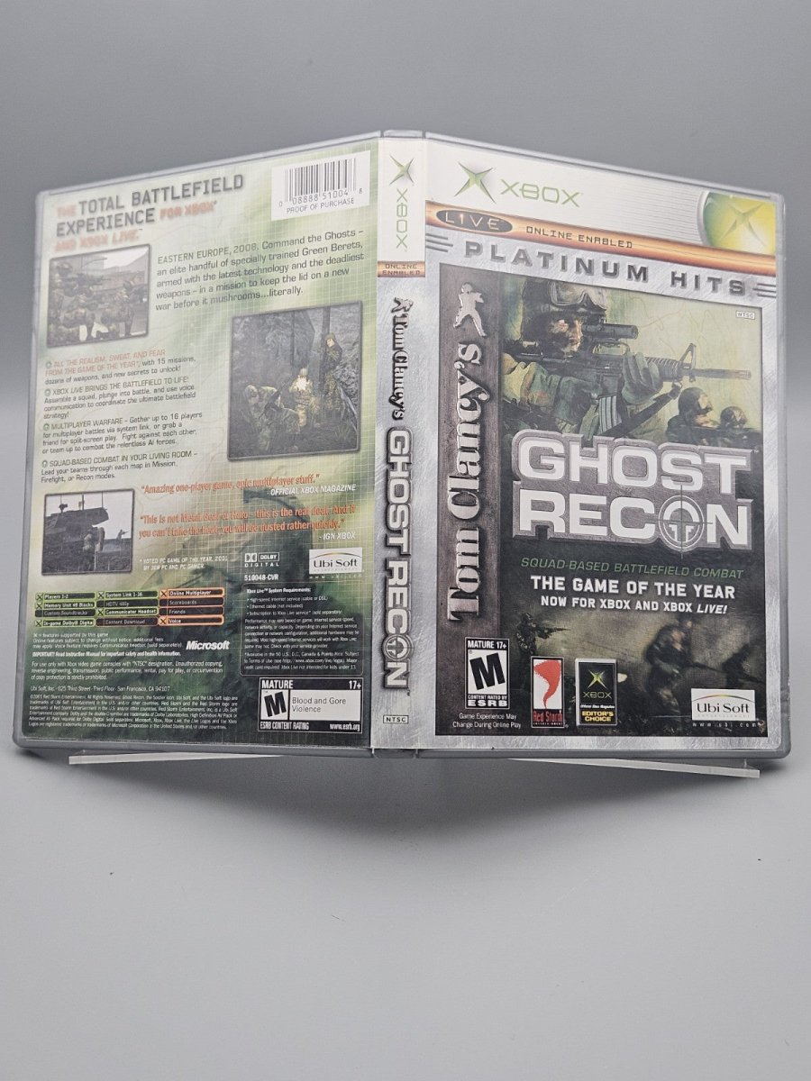 2002 – Xbox: Tom Clancy's Ghost Recon - Video Games - ThrowbackBuys - Pinnaclecollectibles
