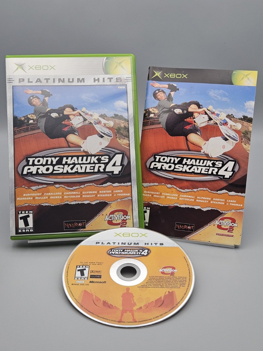 2002 – Xbox: Tony Hawk's Pro Skater 4 - Video Games - ThrowbackBuys - Pinnaclecollectibles
