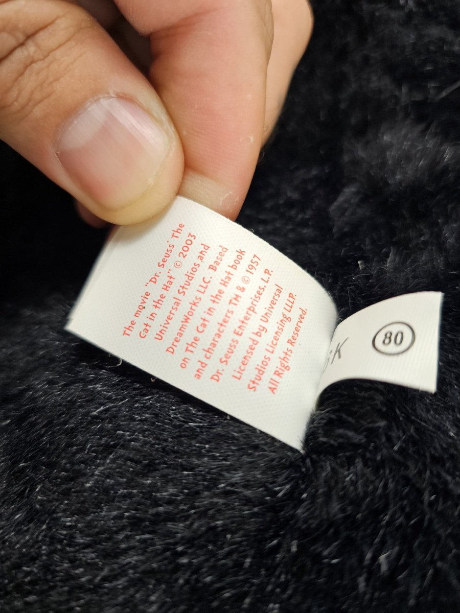 2003 - Applause 40" Giant Cat In The Hat Dr Seuss Jumbo plush stuffed Universal - Plushies - ThrowbackBuys - The Thrifty Gypsyy Shop