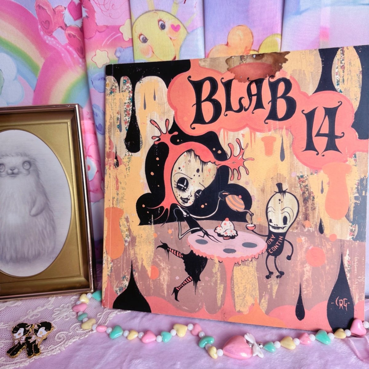 2003 Blab Comics No. 14 Art Book – Camille Rose Garcia, Gary Baseman - Books - ThrowbackBuys - Starbunnyvintage