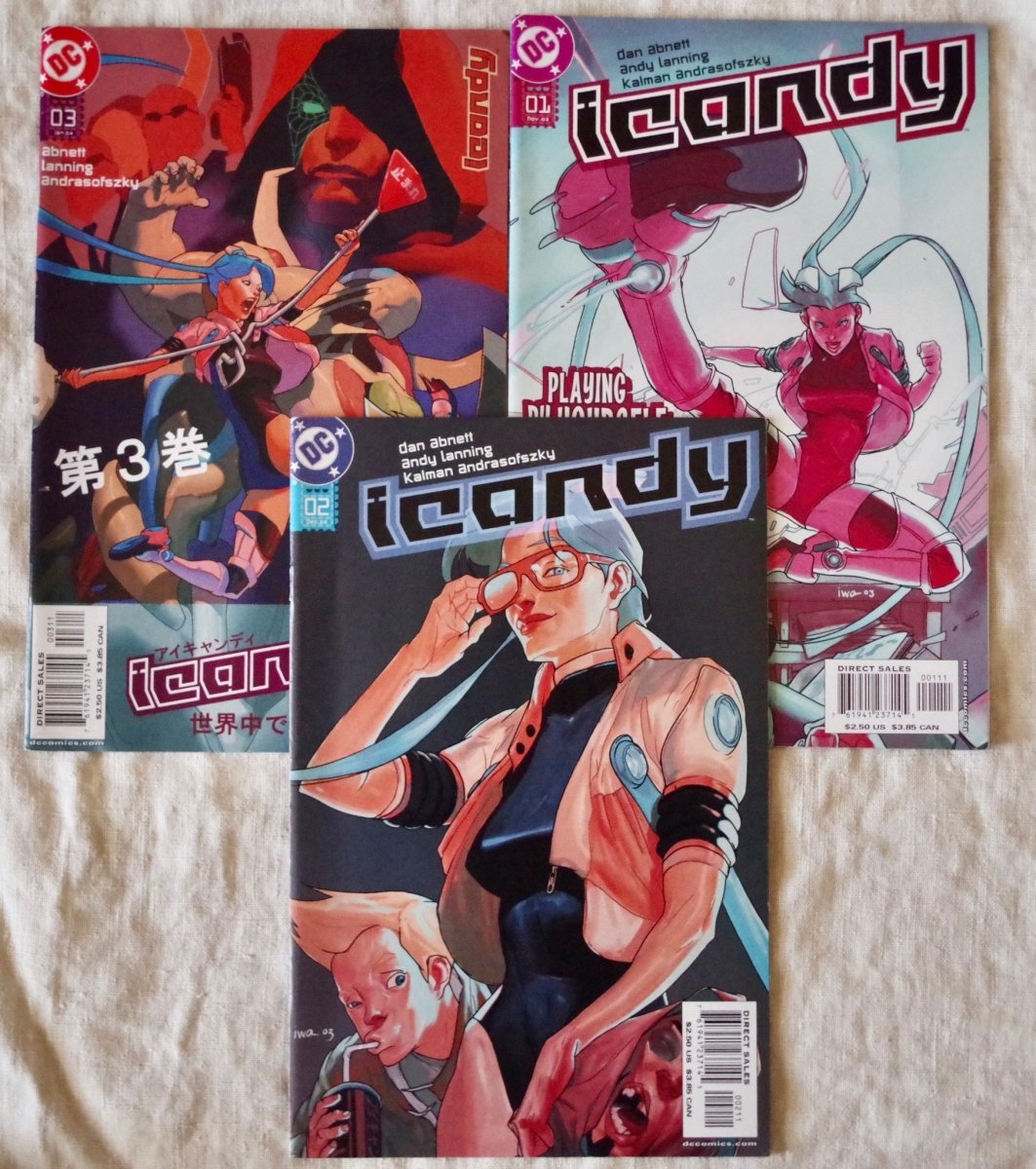 2003 icandy issues 1 thru 3 - Comics - ThrowbackBuys - Our Time Warp