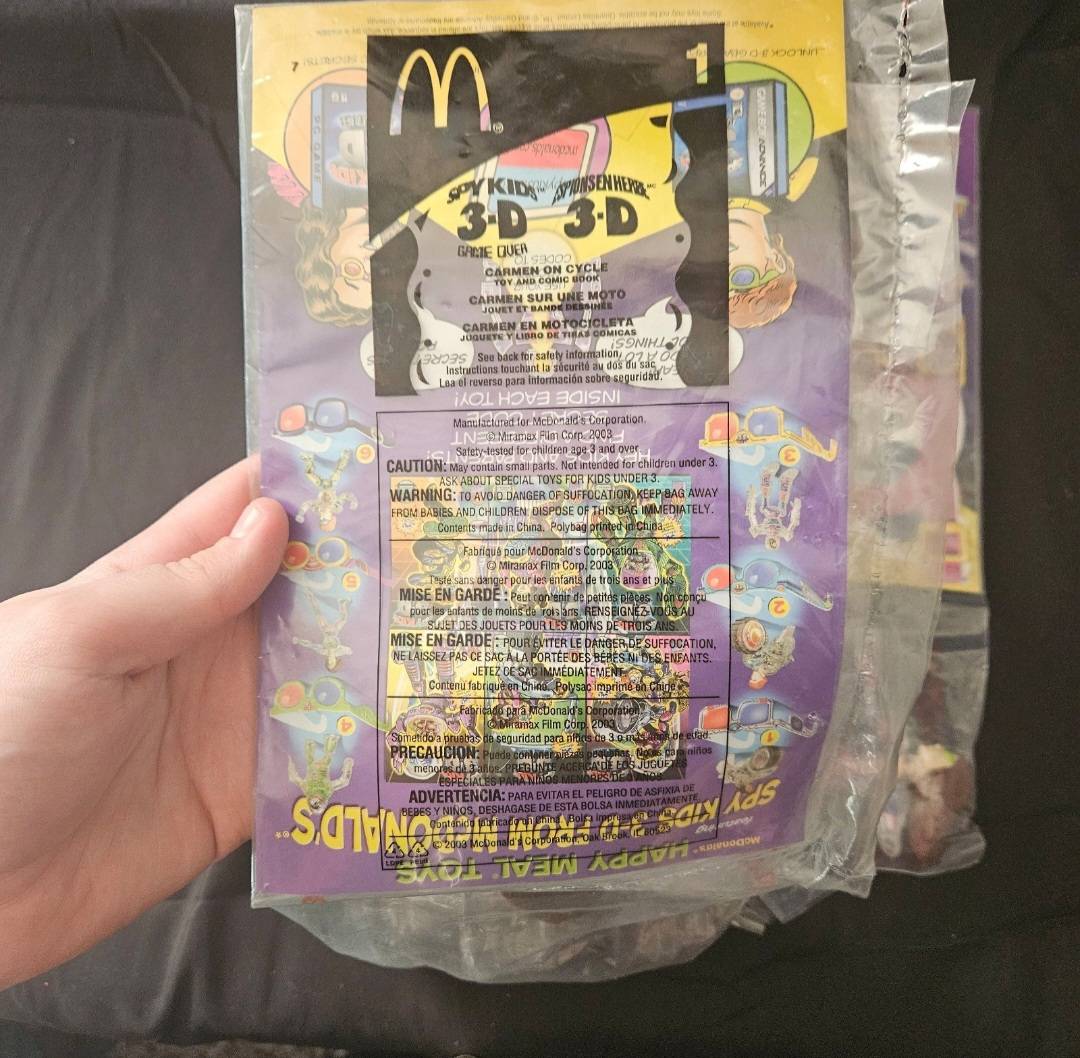 2003 Mcdonald's Spy Kids Game Over Sealed Comic & Toys - Collectible Toys - ThrowbackBuys - Cloy's Creativity