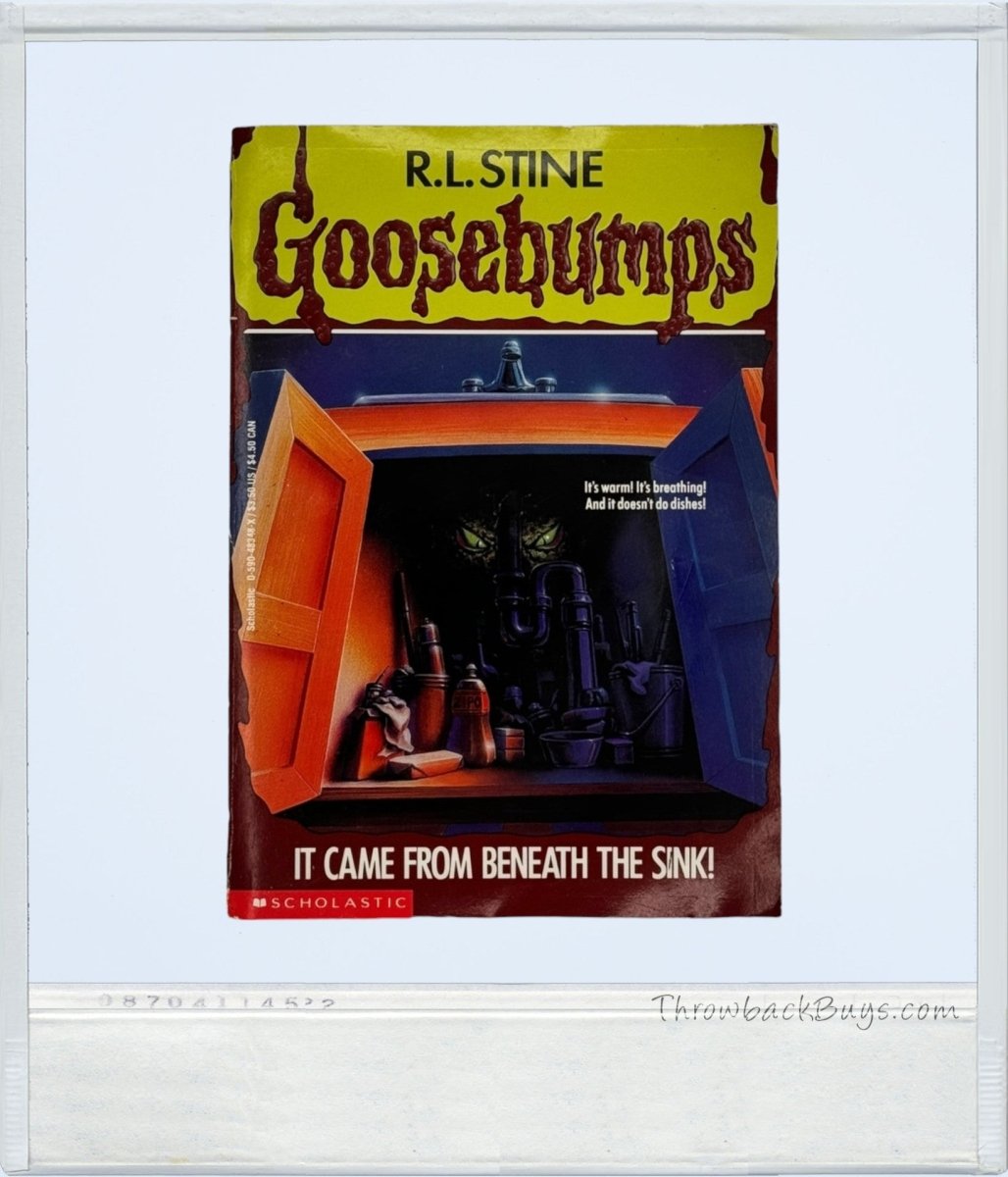 2003 - Scholastic's Goosebumps: It Came From Beneath the Sink! by R.L. Stine - Books - ThrowbackBuys - ThrowbackBuys