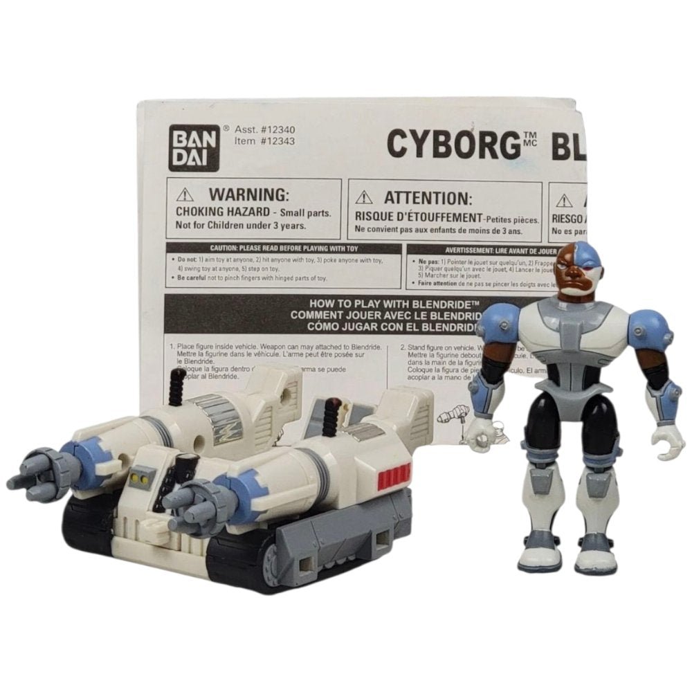 2003 - Teen Titans Go Cyborg Blendride 12343 - Bandai - Action Figures & Collectibles - ThrowbackBuys - A N E 1 Stop Shop