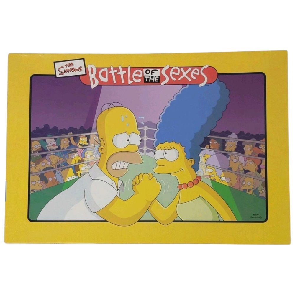 2003 - The Simpsons Battle of the Sexes Board Game Complete Homer Marge Trivia - Board Games - ThrowbackBuys - A N E 1 Stop Shop