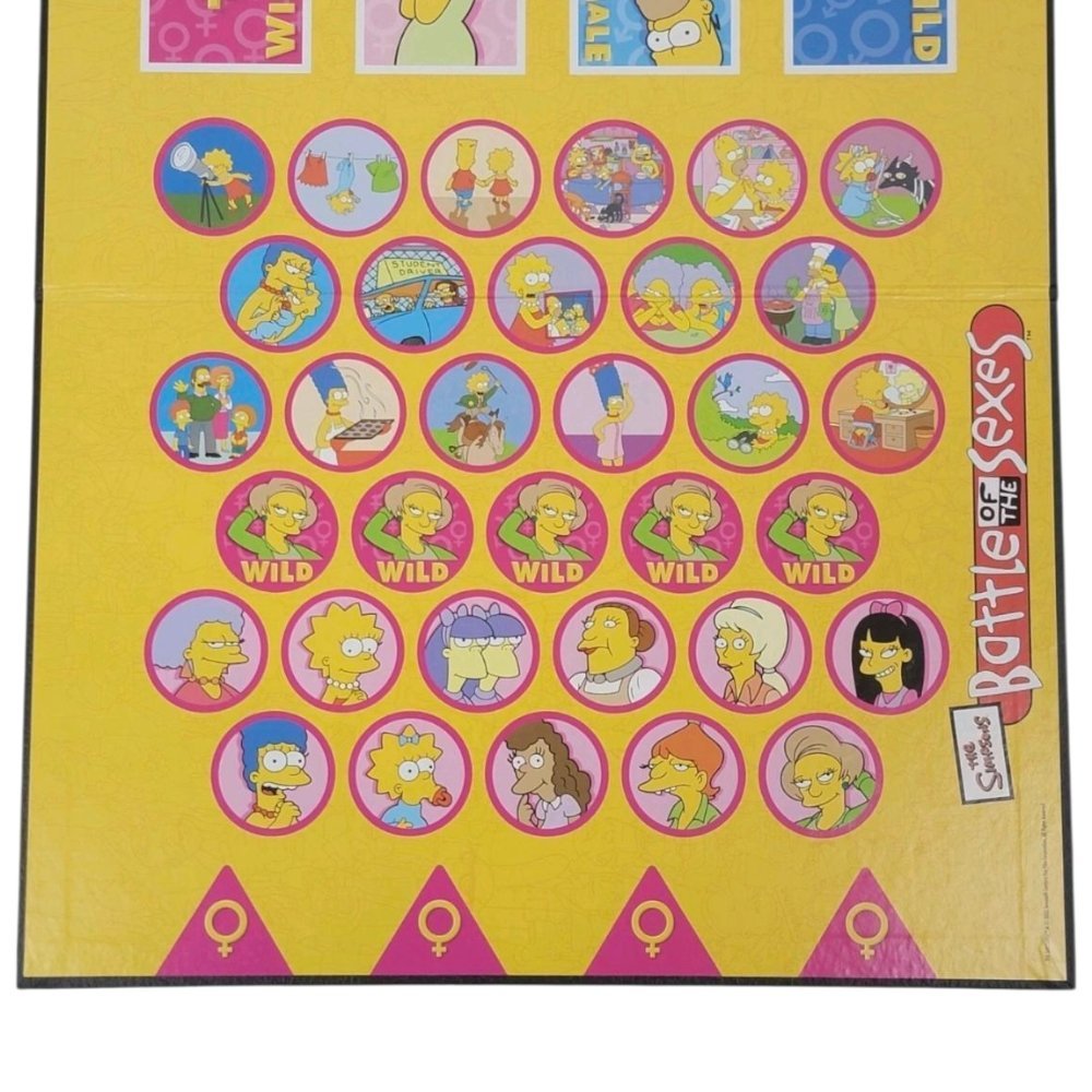 2003 - The Simpsons Battle of the Sexes Board Game Complete Homer Marge Trivia - Board Games - ThrowbackBuys - A N E 1 Stop Shop
