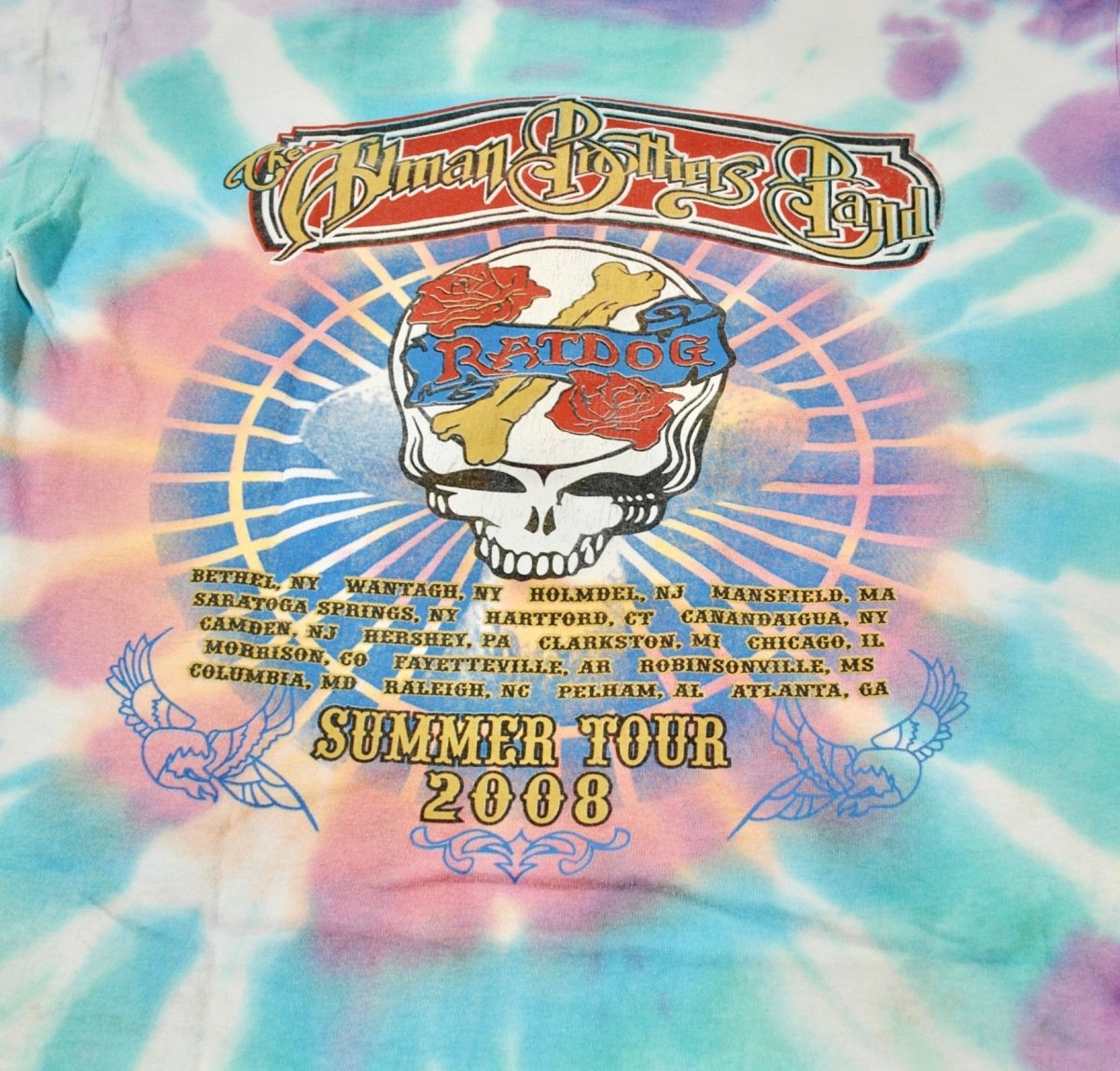 2004 - Allman Brothers Band: Ratdog Grateful Dead Tour Shirt - Large - T-Shirts - ThrowbackBuys -Yesterday's Attic