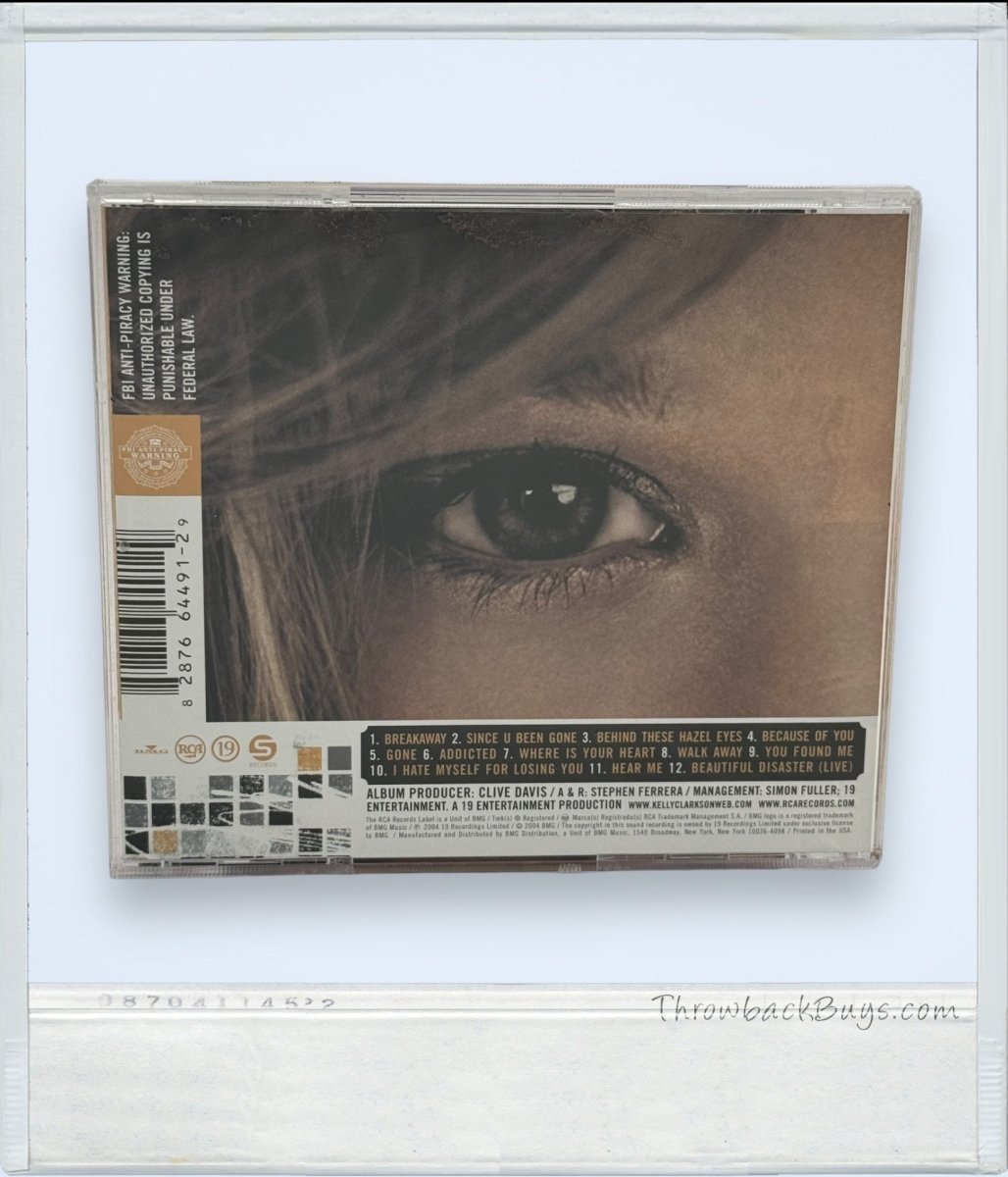2004 - Kelly Clarkson: Breakaway CD - CDs - ThrowbackBuys - ThrowbackBuys