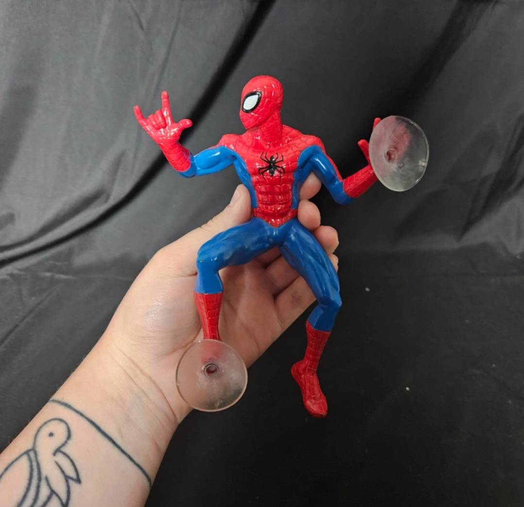 2004 Marvel Spider Man Window Crawler Figure 7" - Action Figures & Collectibles - ThrowbackBuys - Cloy's Creativity