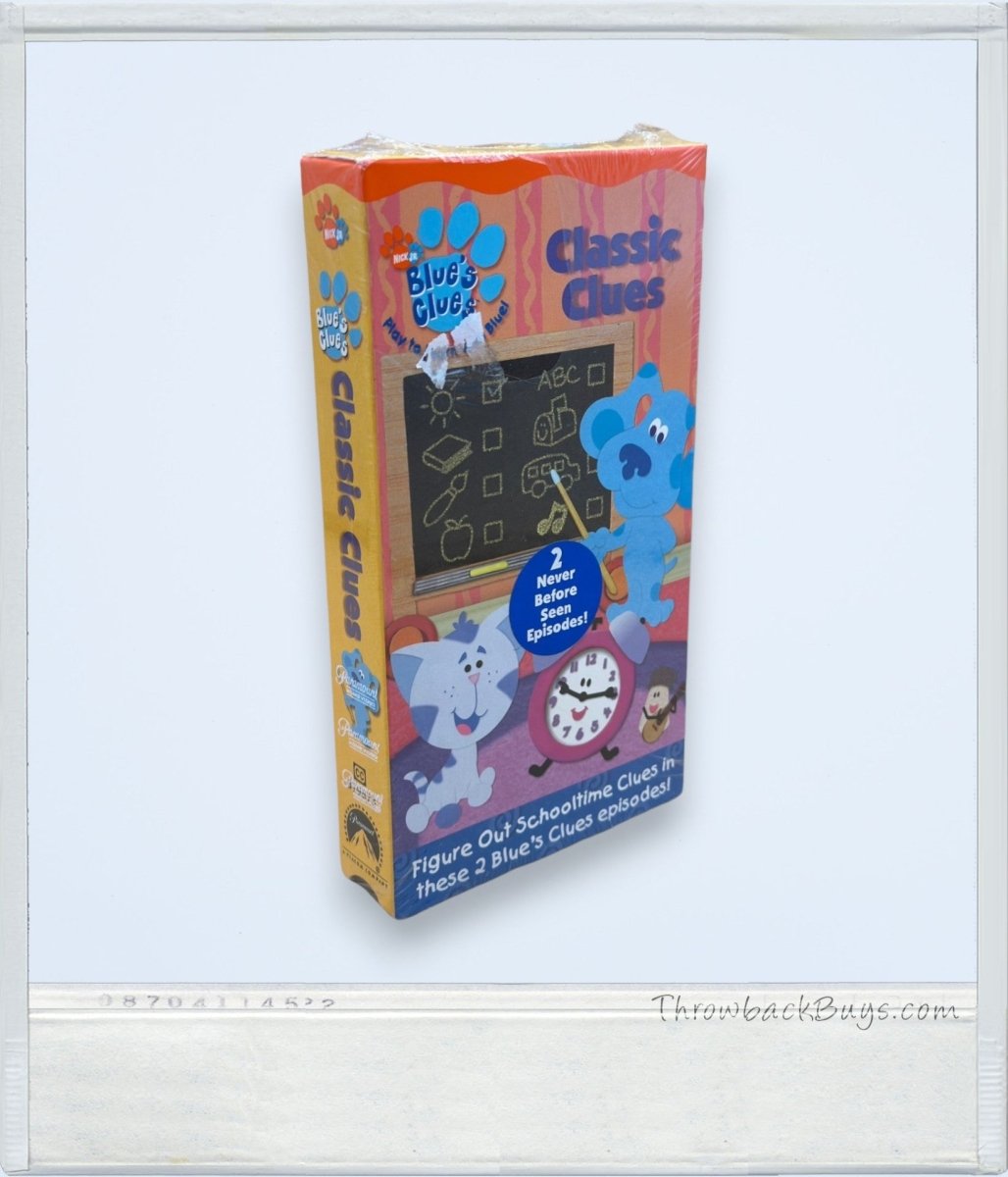 2004 - Nick Jr's Blue's Clues: Classic Clues VHS - VHS - ThrowbackBuys - ThrowbackBuys