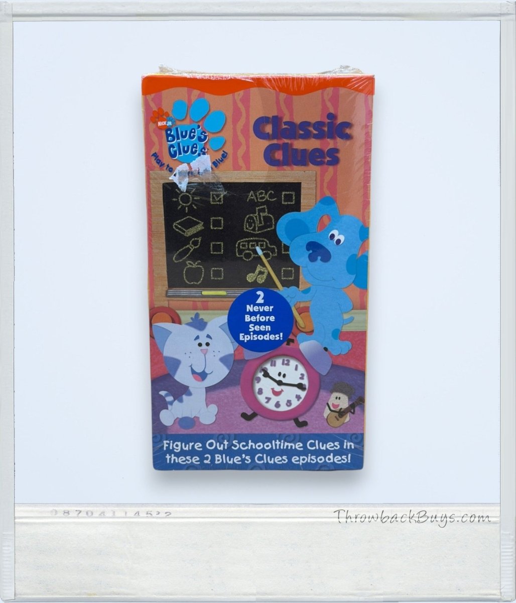 2004 - Nick Jr's Blue's Clues: Classic Clues VHS - VHS - ThrowbackBuys - ThrowbackBuys