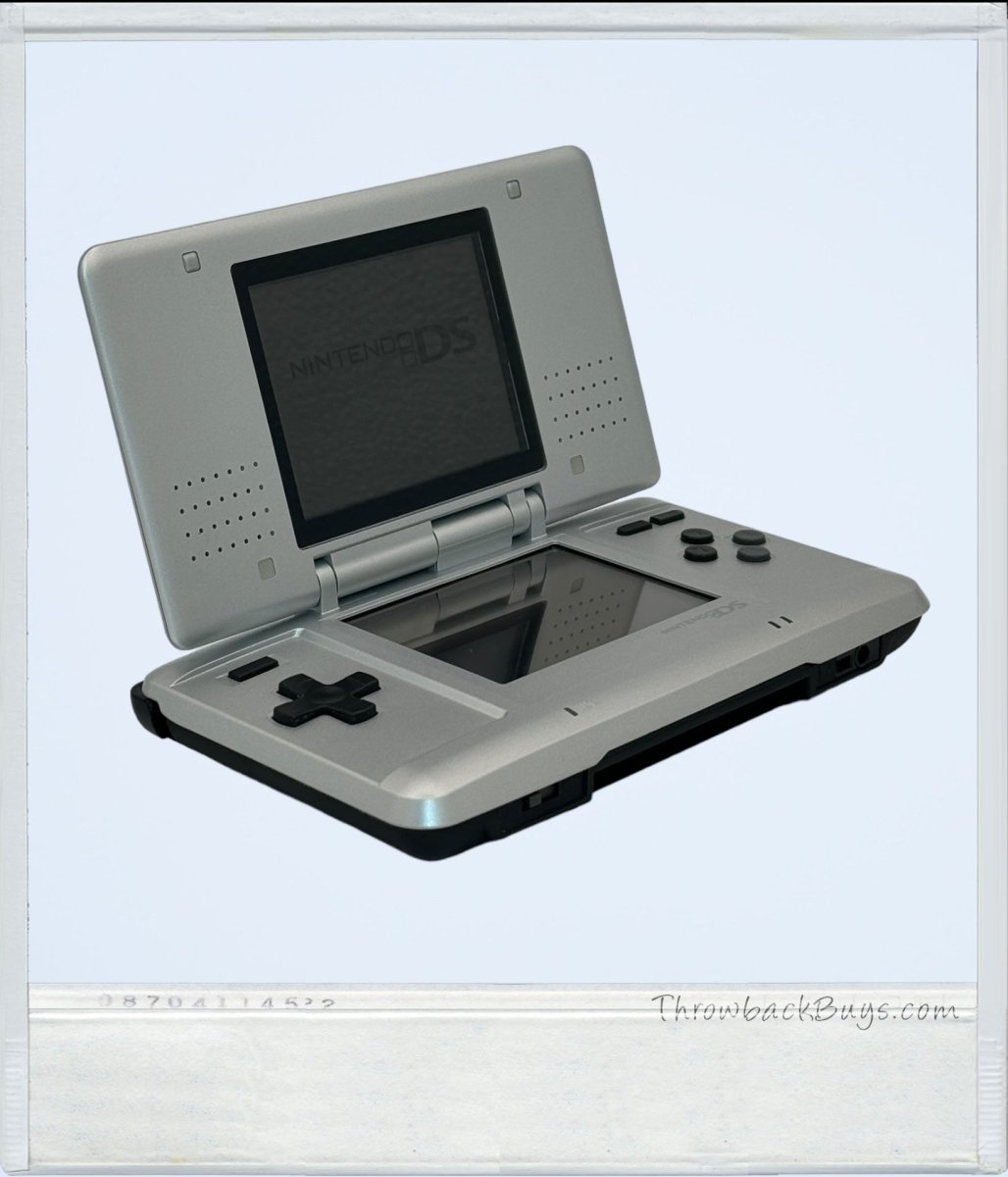 2004 - Nintendo DS Silver Model NTR - 001 - Handheld Consoles - ThrowbackBuys - ThrowbackBuys