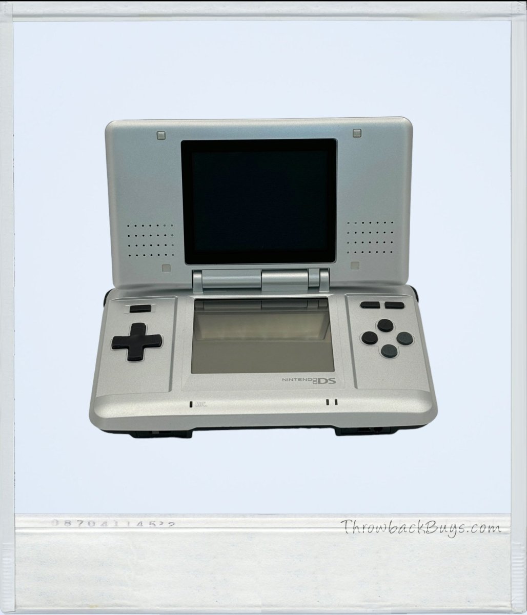 2004 - Nintendo DS Silver Model NTR - 001 - Handheld Consoles - ThrowbackBuys - ThrowbackBuys