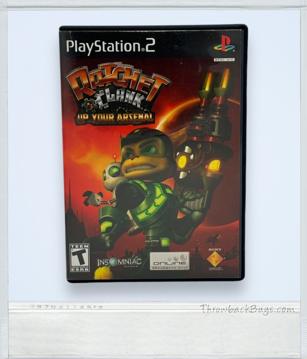 2004 - Playstation 2 - Ratchet & Clank: Up Your Arsenal - Video Games - ThrowbackBuys - ThrowbackBuys