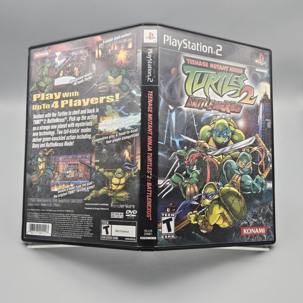 2004 – PlayStation 2: Teenage Mutant Ninja Turtles 2 BattleNexus - Video Games - ThrowbackBuys - Pinnaclecollectibles