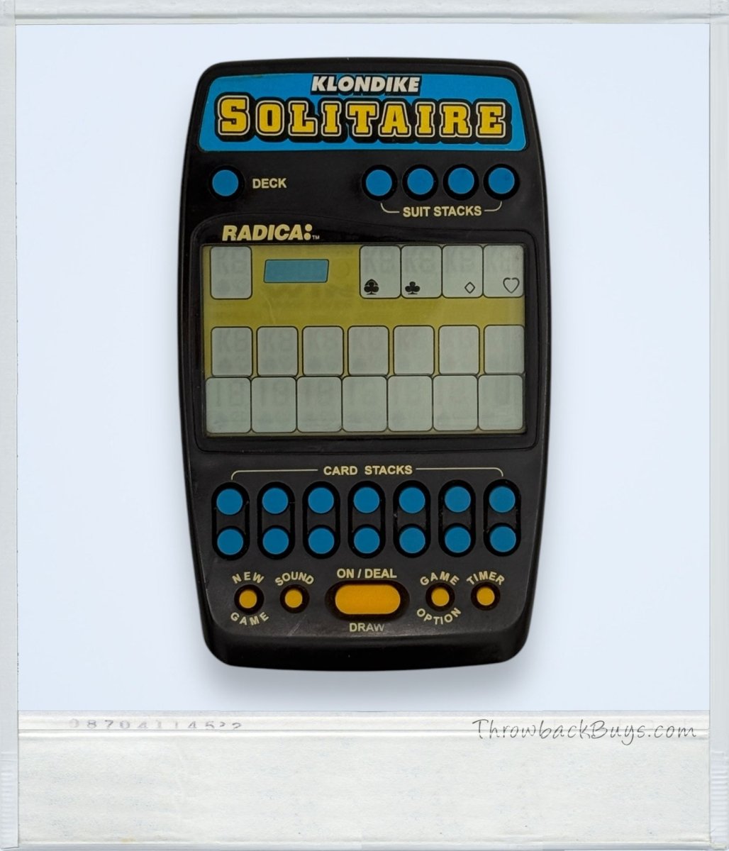 2004 - Radica - Solitaire Klondike Big Screen Handheld Game - Handheld Consoles - ThrowbackBuys - ThrowbackBuys