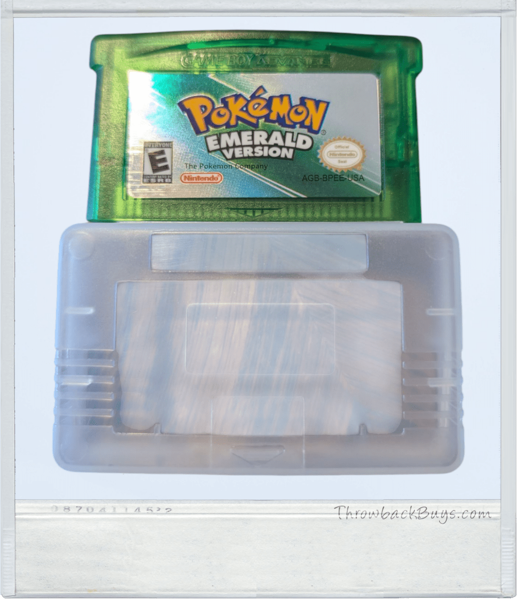 2004 - REPRODUCTION - Pokemon Emerald - Gameboy Advance - Video Games - ThrowbackBuys - Slaqr Retro Gaming & Collectibles