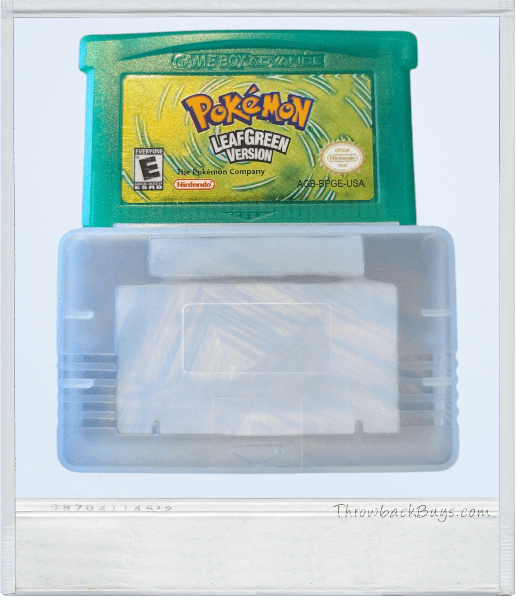 2004 - REPRODUCTION - Pokemon Leaf Green - Gameboy Advance - Video Games - ThrowbackBuys - Slaqr Retro Gaming & Collectibles