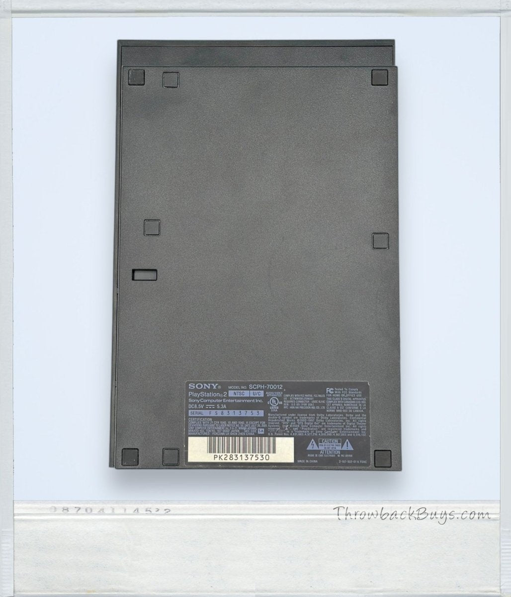 2004 - Sony Playstation 2 Slim - Home Game Consoles - ThrowbackBuys - ThrowbackBuys