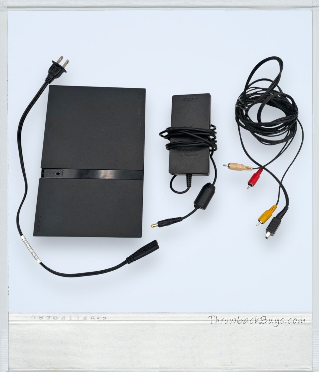 2004 - Sony Playstation 2 Slim (no controllers) - Home Game Consoles - ThrowbackBuys - ThrowbackBuys