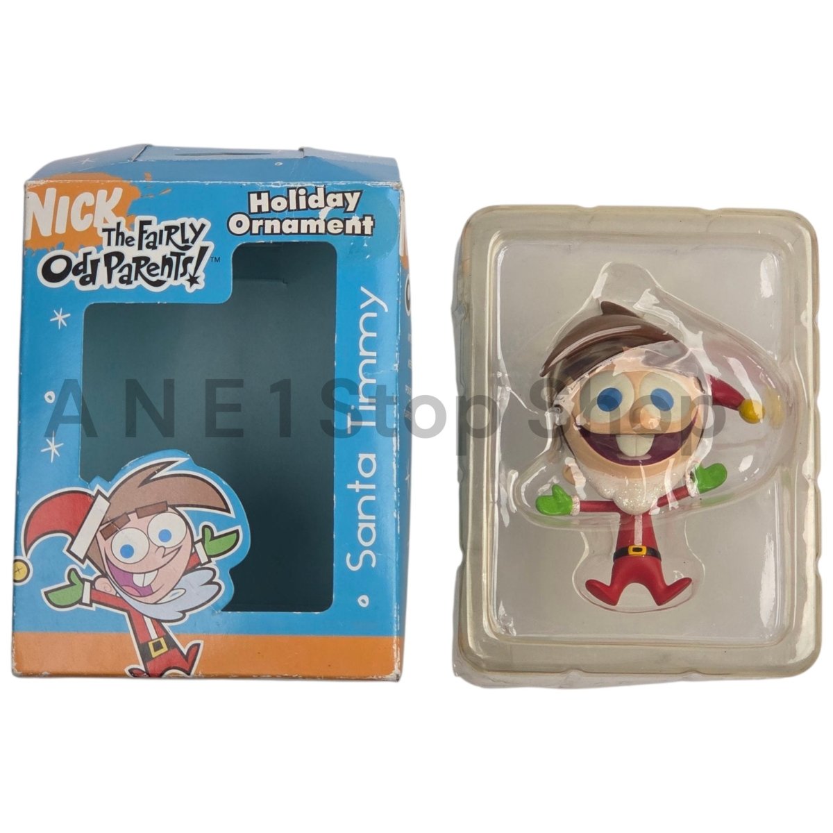 2004 - The Fairly Odd Parents Santa Timmy Holiday Christmas Ornament 3" Viacom - Ornaments - ThrowbackBuys - A N E 1 Stop Shop